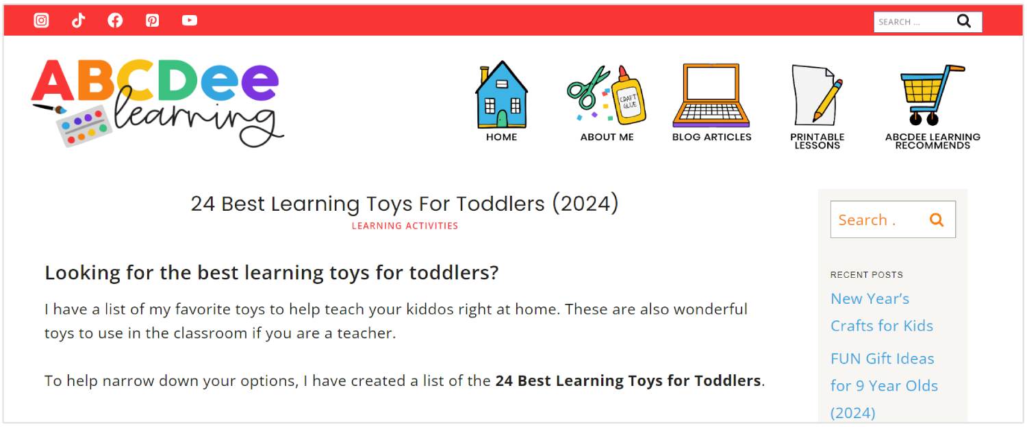 mejores juguetes educativos para niños pequeños